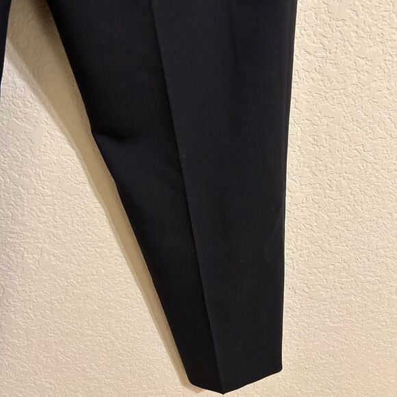 Prada Stretch Wool Trousers with Sailor Button Detail in Black, Size 44 (US 8) - Picture 5 of 11